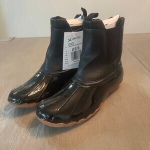 Arctix Womens McKenzie Duck Boot Waterproof Black Size 9 Pull-On Wet Weather